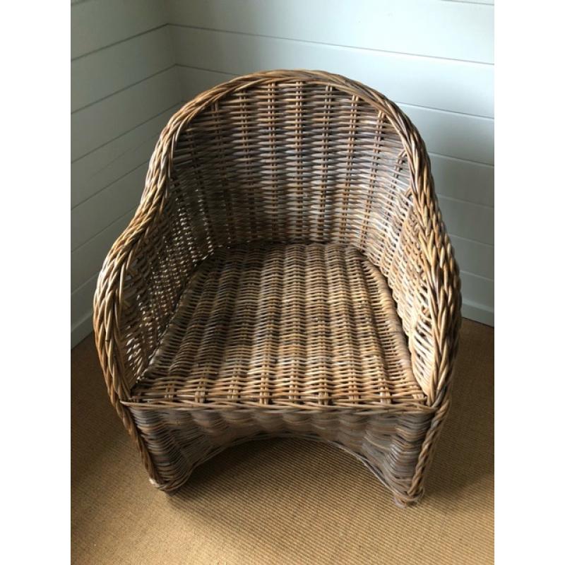 Rotan stoelen, 6 stoelen