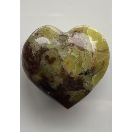 Groene Opaal hart,