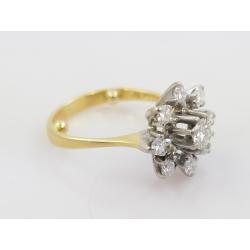 Veiling van een 18kt Bicolour ring met diamanten 0.92ct bij ProVeiling