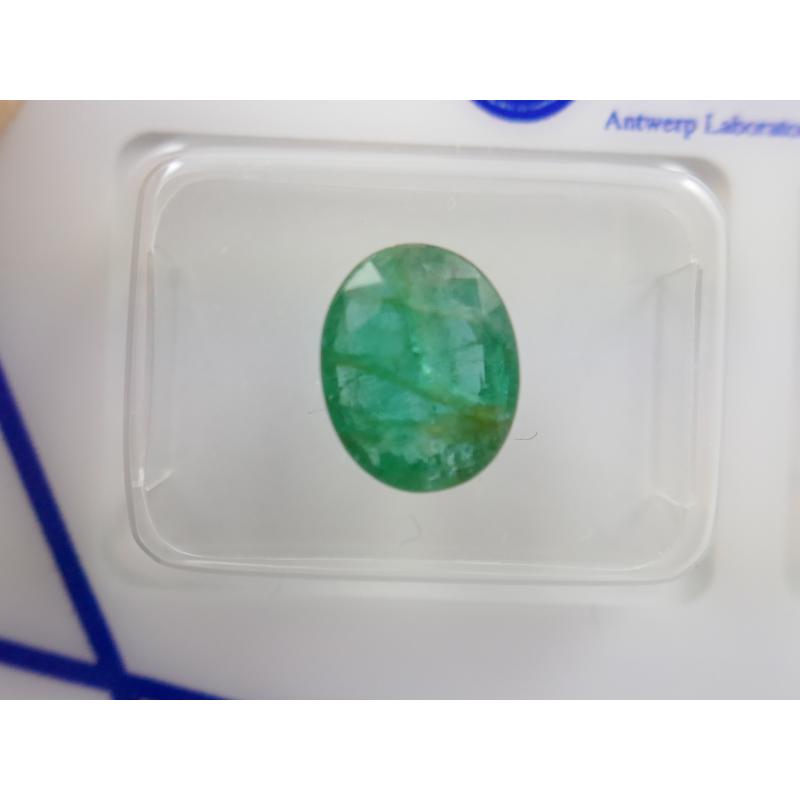 Veiling van een Smaragd 2.21ct - oval cut - gecertificeerd bij ProVeiling
