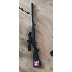 tokyo marui vsr 10 met silencer fully upgraded   scope   koffer