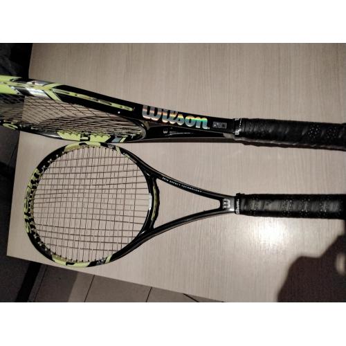 2 rackets wilson steam 99 ls