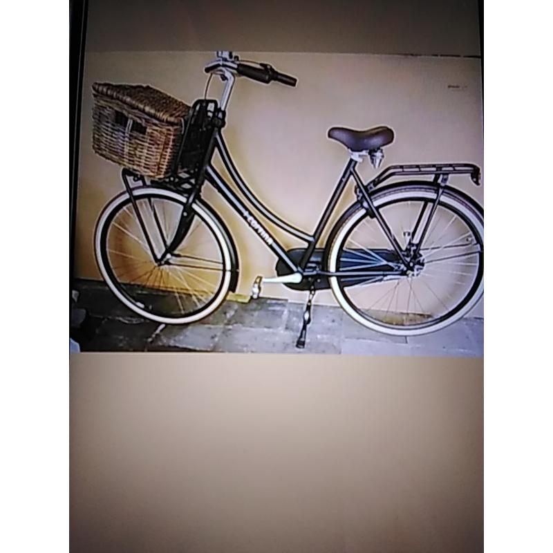 Damesfiets CORTINA TRANSPORTER JET  BLACK U4 D57