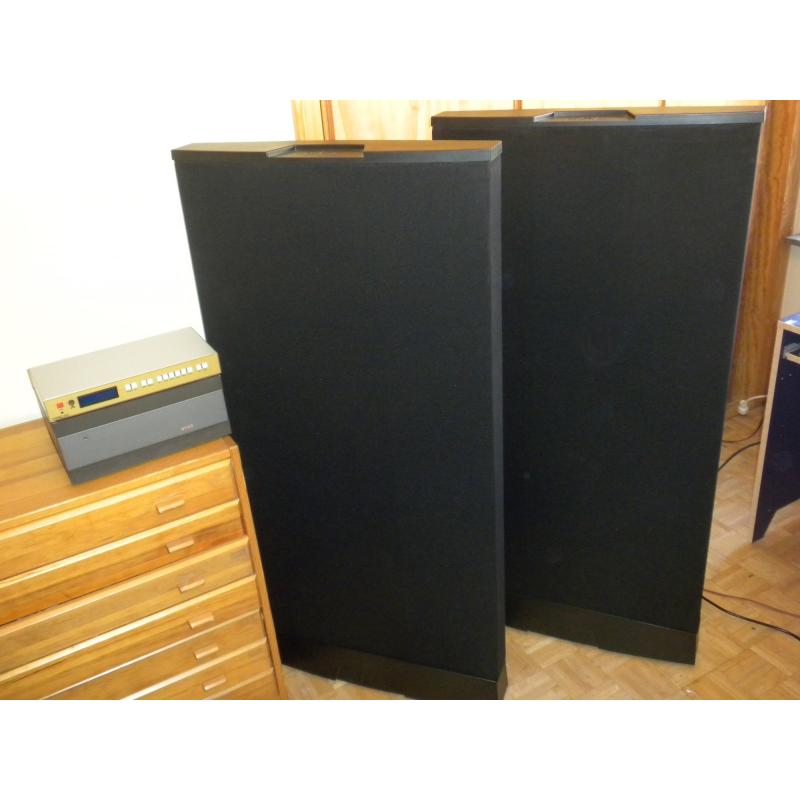 Audio systeem Quad 989 speaker, Quad 606 versterker,  preamp