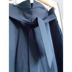 Blauwe halflange rok in katoen - Caroll