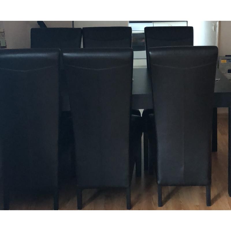 Eettafel   Stoelen