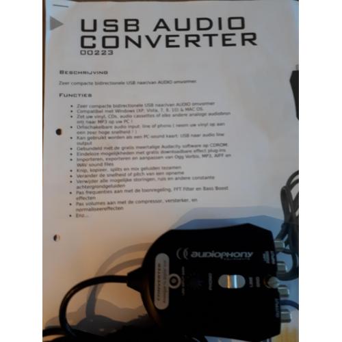 USB AUDIO CONVERTER