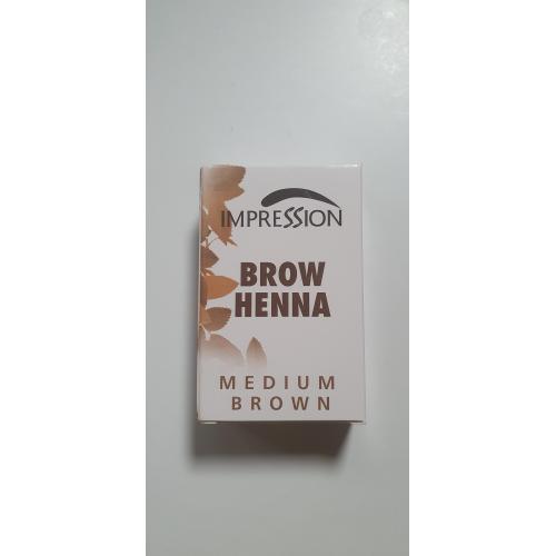 Henna brow, medium brown