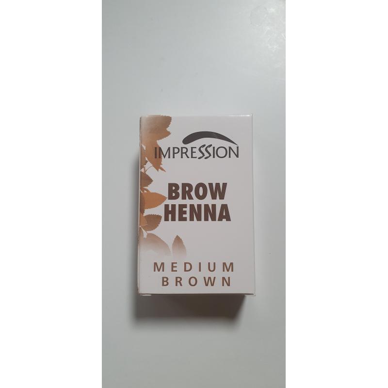 Henna brow, medium brown