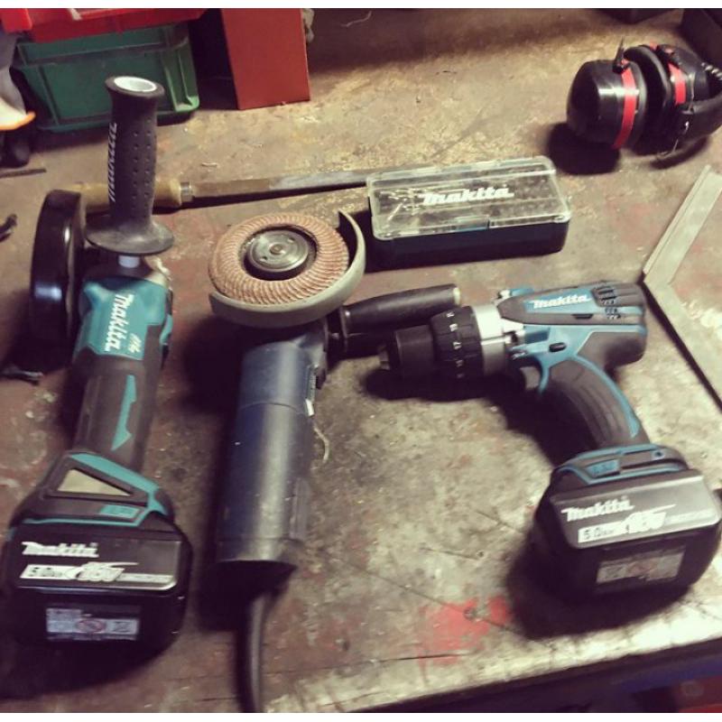 Makita Gereedschap combo kit. (Draadloos)