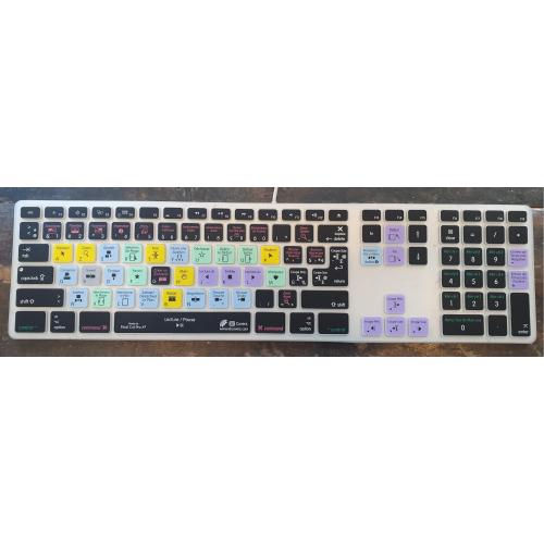 Final Cut Pro X KB Cover voor AZERTY keyboard (Apple keyboard)