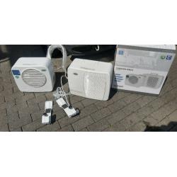 Eurom AC2401 split airco voor campers / caravans.