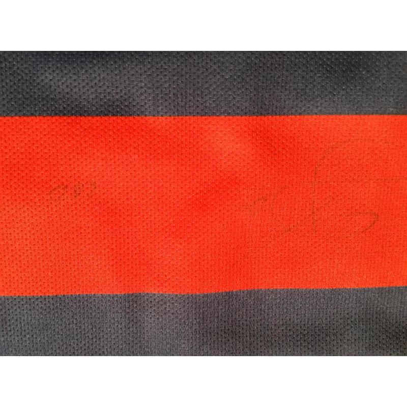 UNIEK VOETBALSHIRT BARCELONA GEHANDTEKEND MESSI