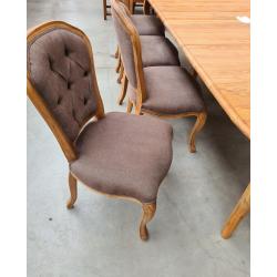 Prachtige landelijke tafel met 8 stoelen