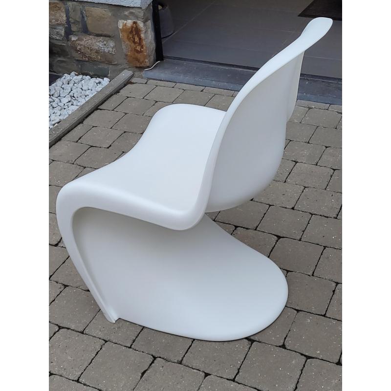 5 Originele  witte Vitra Panton stoelen