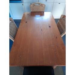 Eettafel  4 stoelen