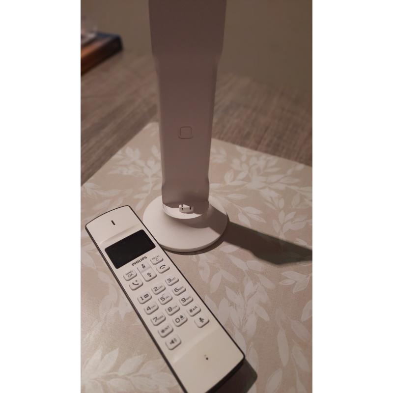 Philips draadloze telefoon Linea-model wit