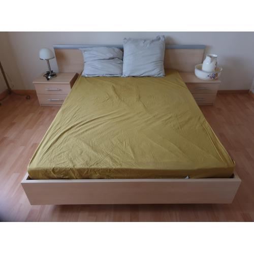 2 pers bed 140 cm breed compleet