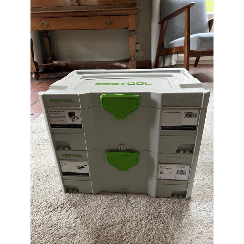 Festool Domino 500 frees. Complete set. Nauwelijks gebruikt