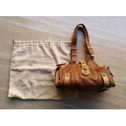 Prachtige Chloé Silvarado Python beige