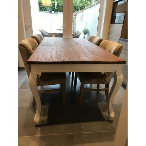 Landelijke tafel 200x100x78 (zonder stoelen)