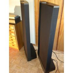 Audio systeem Quad 989 speaker, Quad 606 versterker,  preamp