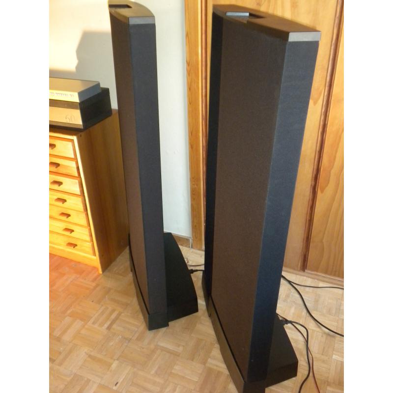 Audio systeem Quad 989 speaker, Quad 606 versterker,  preamp