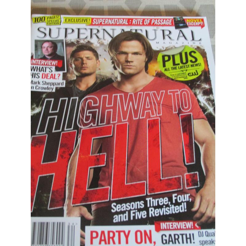 Supernatural Magazine Rare