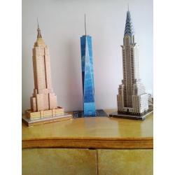 3D PUZZELS MOOISTE BOUWWERKEN NEW YORK (5 euro pst)