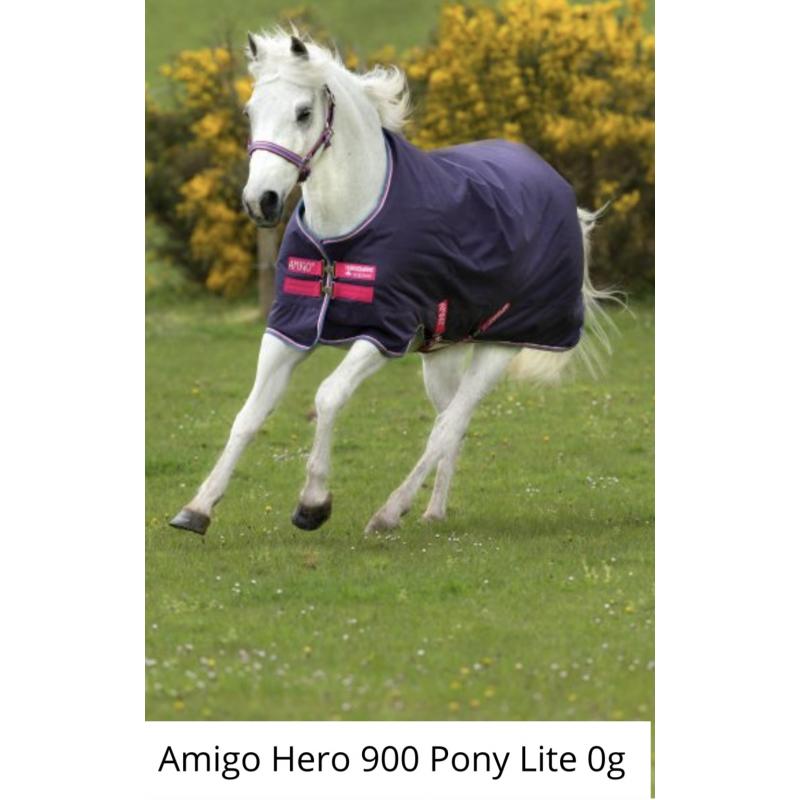Horseware Amigo Hero ACY Pony Regendeken- NIEUW! - 0g - 5’3