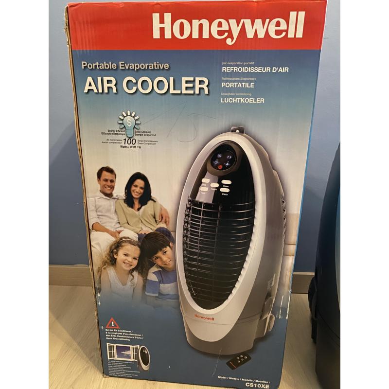 Honeywell aircooler zwart/zilver