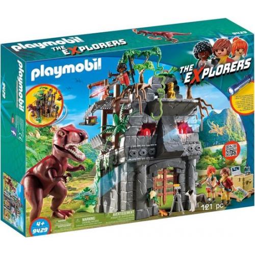 PLAYMOBIL Dinos Basiskamp van de avonturiers met T-Rex - 9429