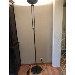 Vloerlamp zwart hoogte 190 cm, buigbaar, dimbaar