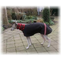 Softshell regenjasje voor een whippet - windhond