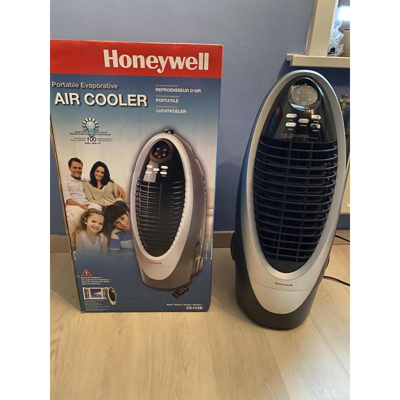Honeywell aircooler zwart/zilver
