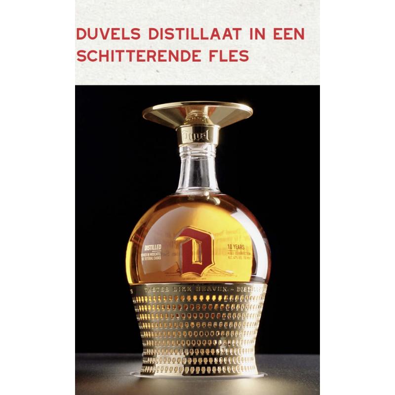 Duvel whiskey ter ere van 150 jarig bestaan van Duvel