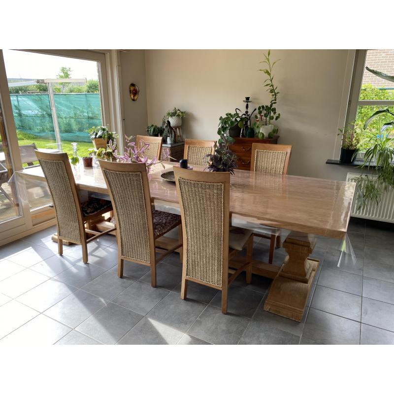 Teak houten tafel