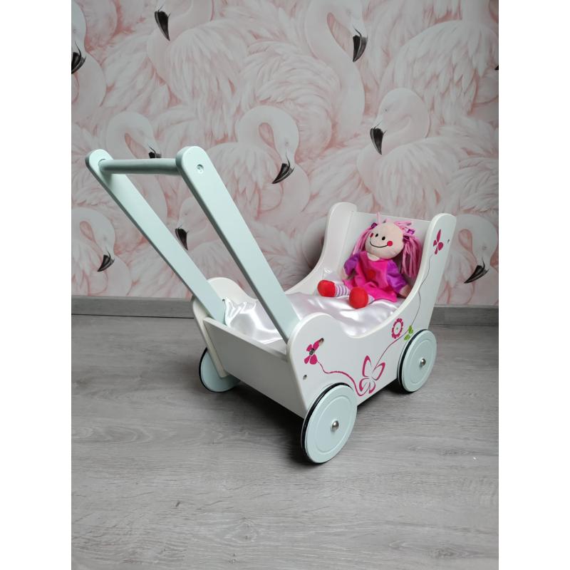 lappenpop met poppenwagen