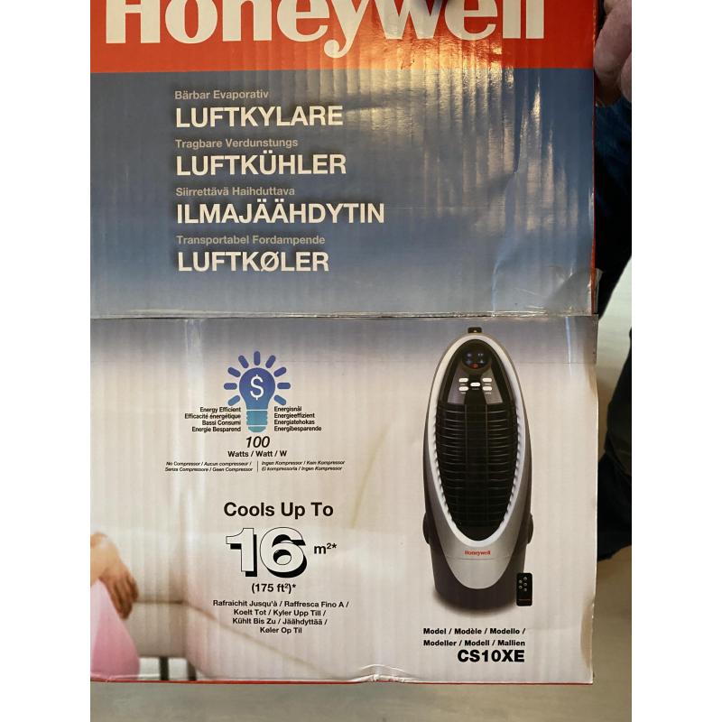 Honeywell aircooler zwart/zilver