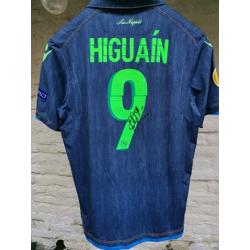 Gonzalo Higuain/Napoli matchworn Europa League shirt