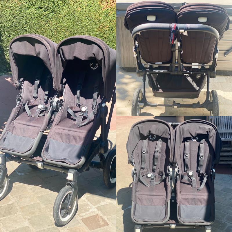 Bugaboo Donkey Duo - complete set; inclusief maxicosi en winter voetenzakken