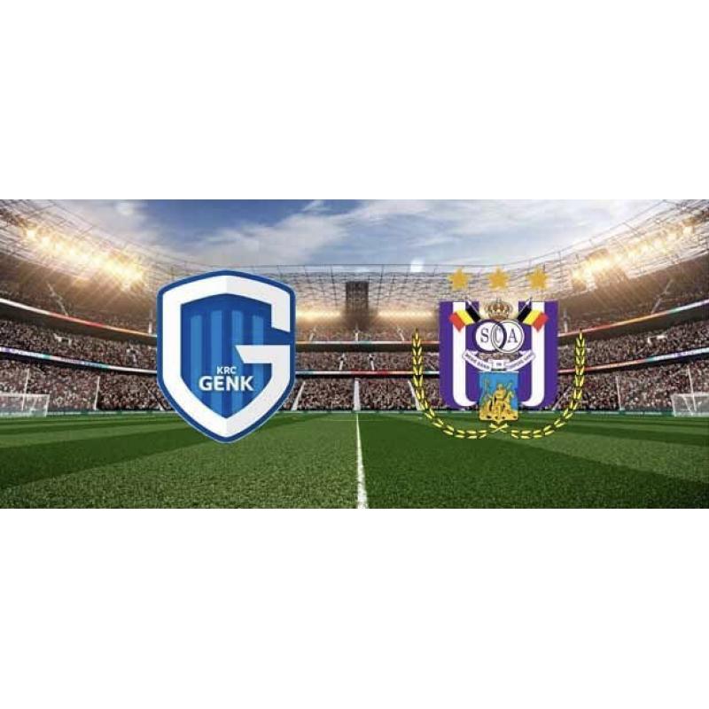 Genk - Anderlecht 1 ticket lange zijde midden plek Z4 rij 2