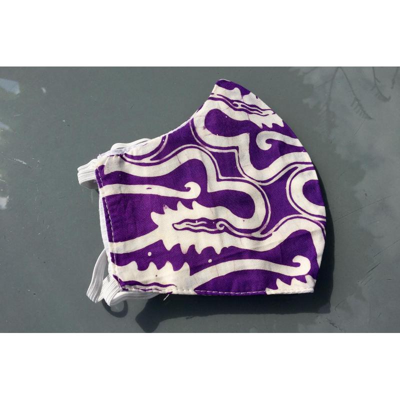 Mondkapjes uit Indonesië van echte batik cap