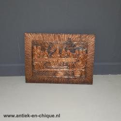 Bronzen plaquette Laatste Avondmaal