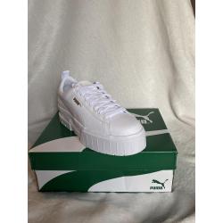 Puma mayze classic - sneakers laag -white