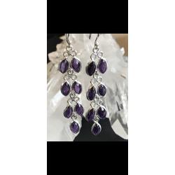 Amethyst oorbellen,