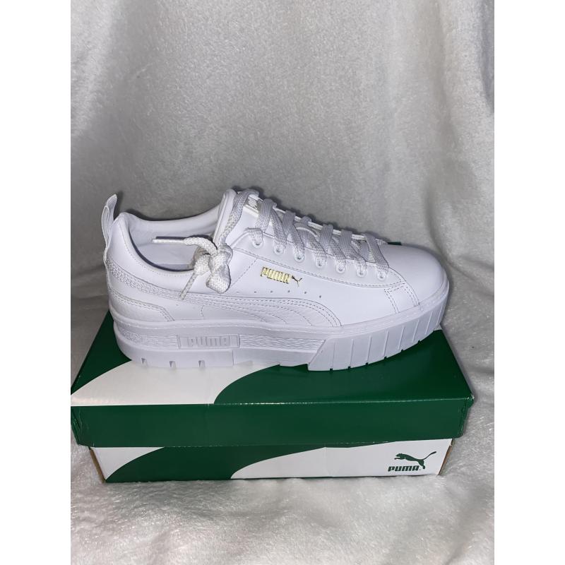 Puma mayze classic - sneakers laag -white