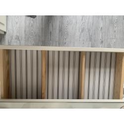 HEMNES Toilettafel met spiegel, wit100x50 cm