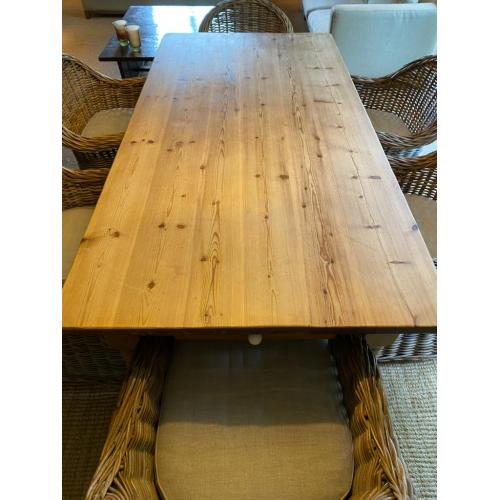 Vintage houten tafel