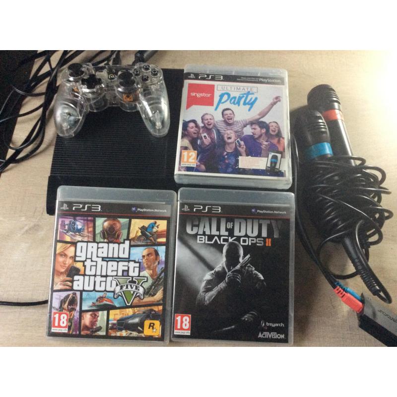 PS3 console   3 games   micro’s